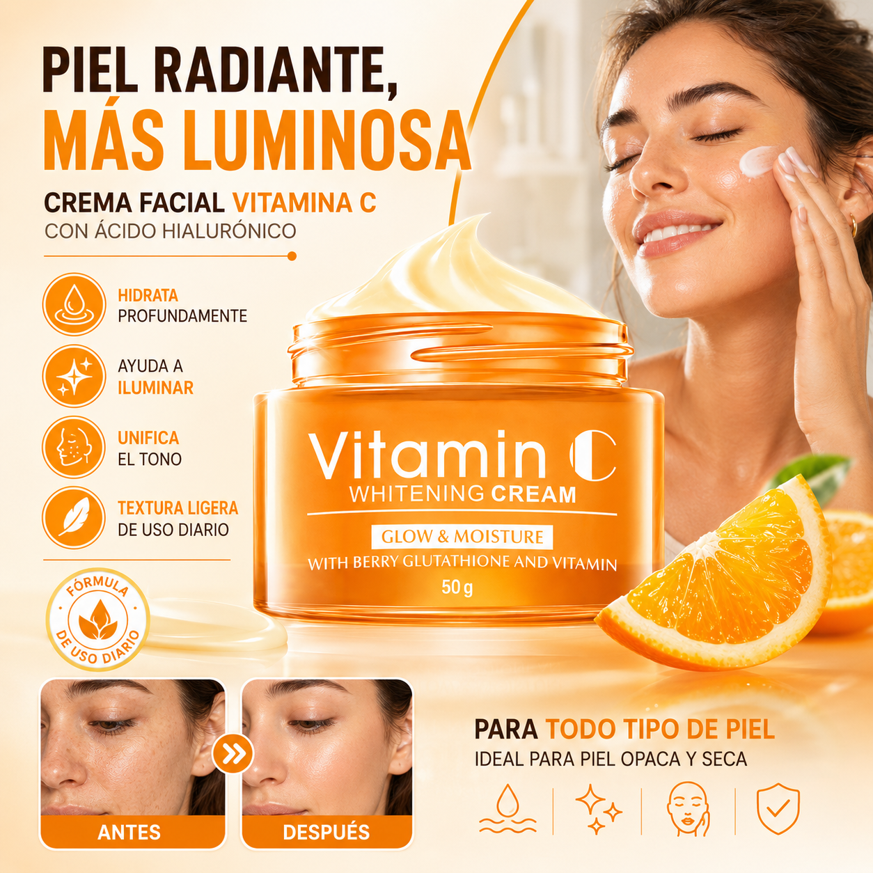 Haz que tu piel vuelva a verse hidratada y luminosa | Disaar®